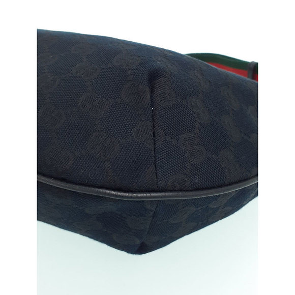 Gucci Sherry Line Medium Messenger Bag Shoulder Bag Black - Picture 5 of 8